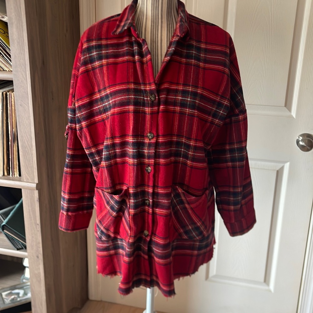 Red balance jacket or shirt